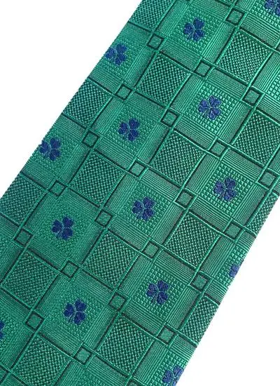 Green Shamrock Silk Tie